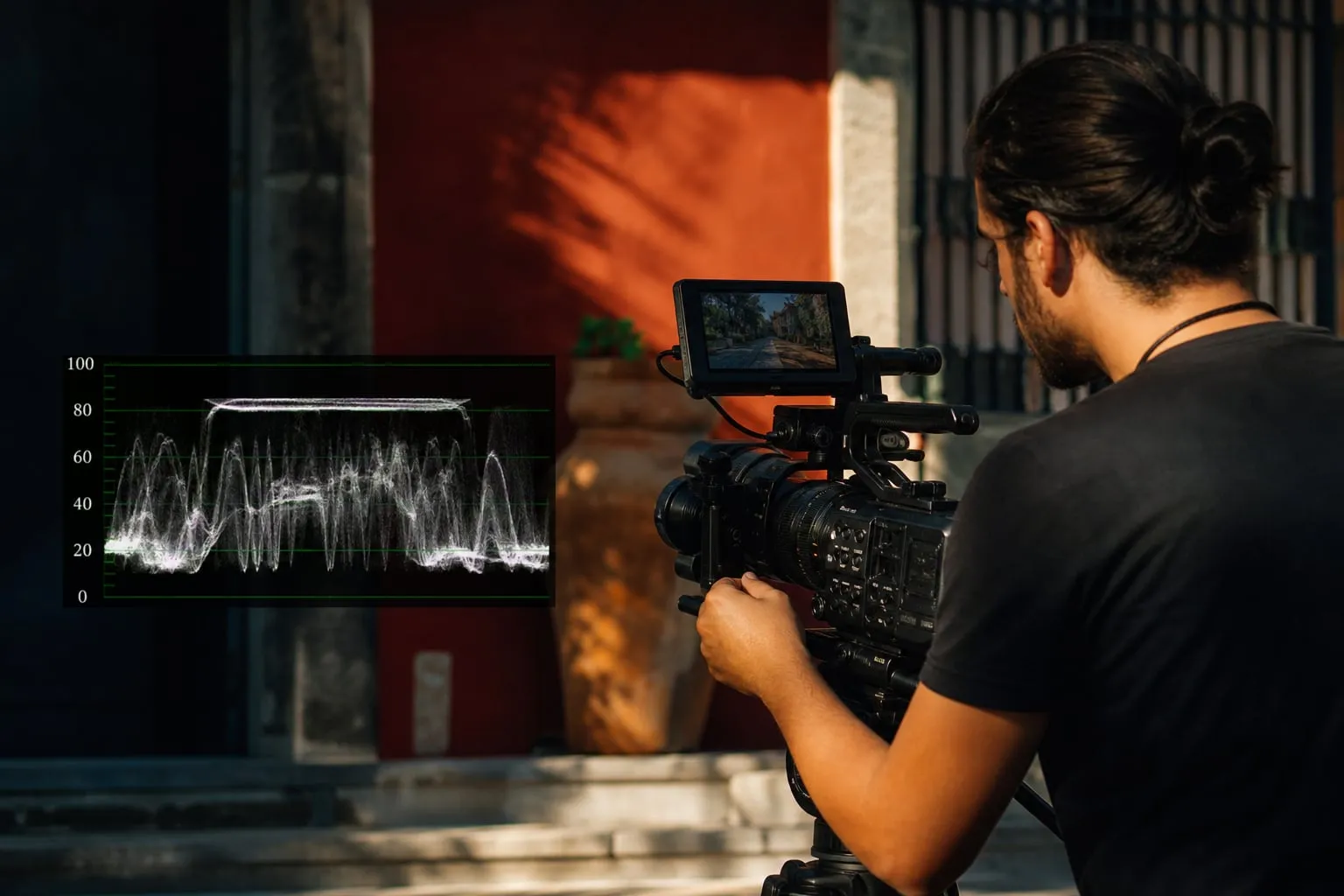 Como usar waveform na câmera para acertar a exposição